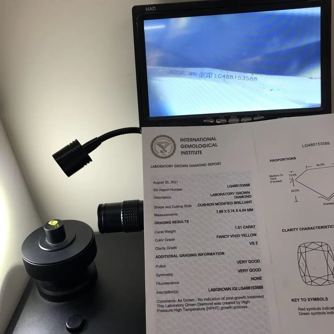 0.3-10 ct Lab Diamond Cushion Cut w/ IGI Cert. Contact for Daily Updates 3