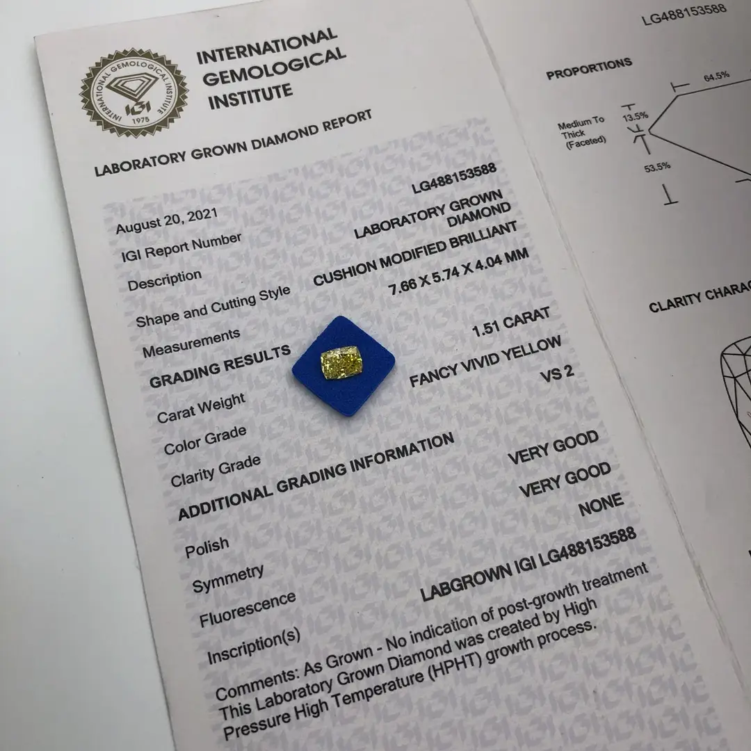 0.3-10 ct Lab Diamond Cushion Cut w/ IGI Cert. Contact for Daily Updates 4