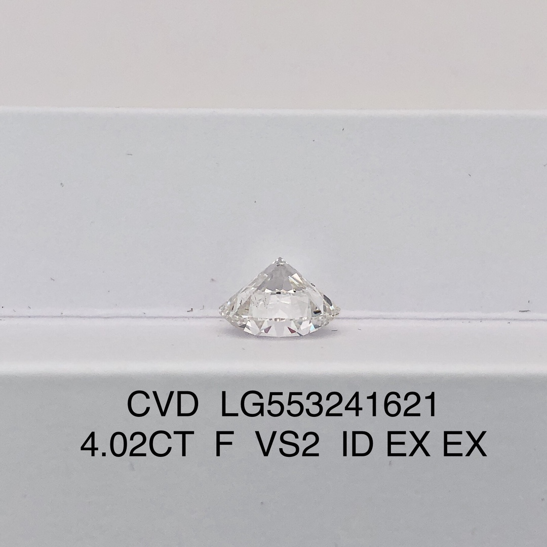 Round Brillant 4ct F VS2 CVD Diamond Lab Grown Diamond IGI Certificate 10