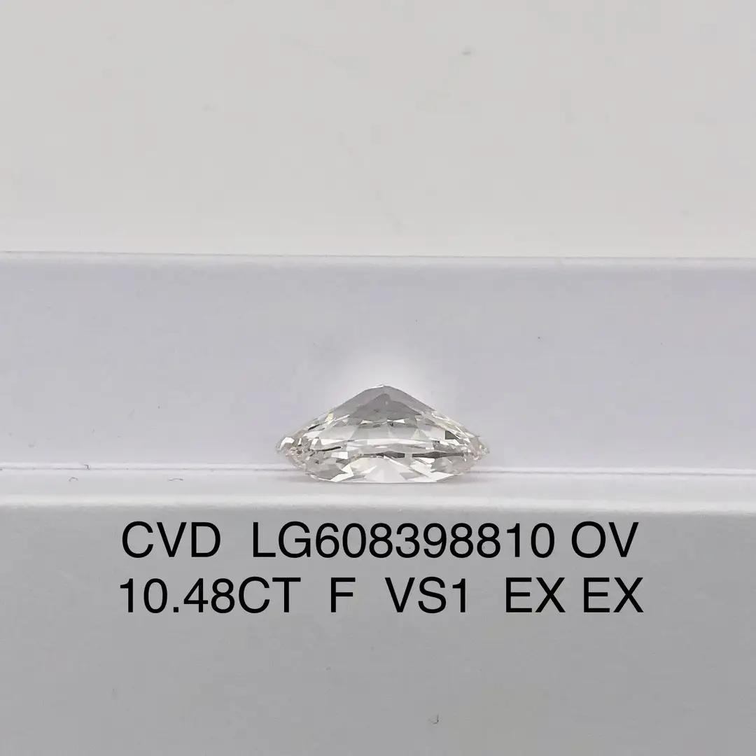 2.5 Ct Oval Lab Diamond IGI Certified 3