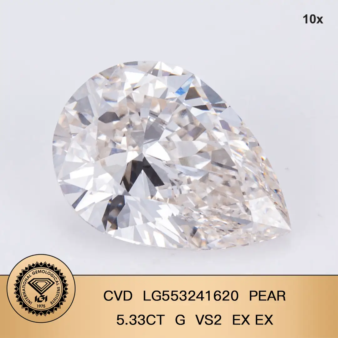 Messi Jewelry | Hot Sale large man made diamonds factory price 2