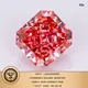 Custom synthetic pink diamond with good price Manufacturer | Messi Jewelry 2