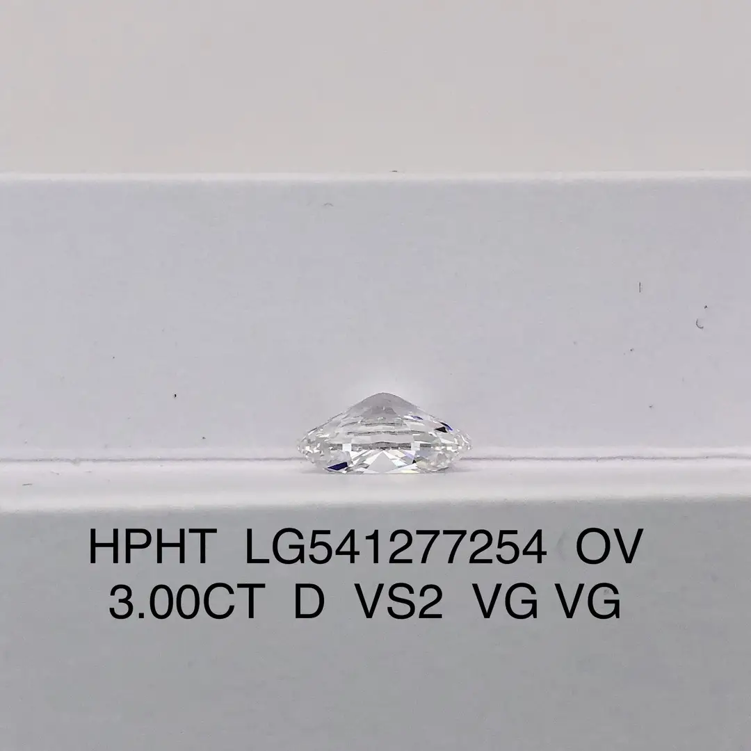 Messi Jewelry | newly 1.5 carat lab grown oval diamond manufacturing 3