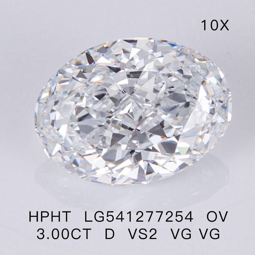 Custom oval man made diamond engagement ring directly sale Manufacturer | Messi Jewelry 10