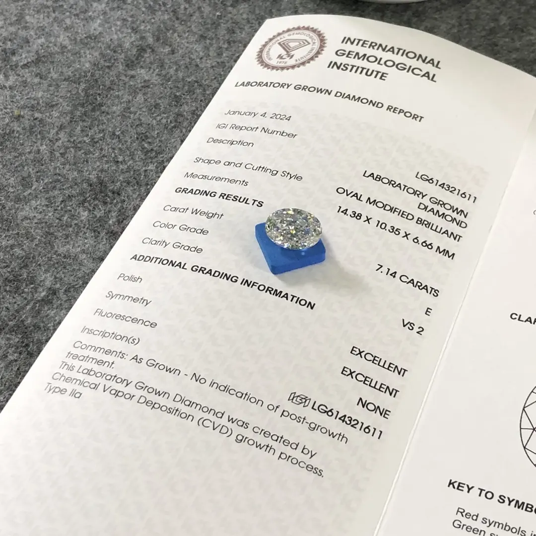 1.5 carat lab grown diamond oval at Wholesale Prices | Messi Jewelry 4