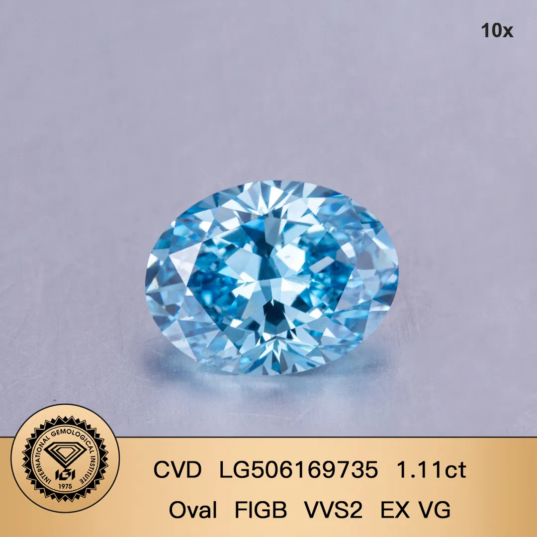 Custom 1.5 carat lab grown oval diamond factory Manufacturer | Messi Jewelry 2