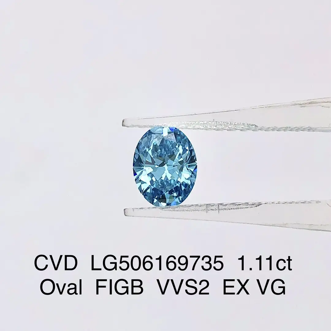 Custom 1.5 carat lab grown oval diamond factory Manufacturer | Messi Jewelry 3