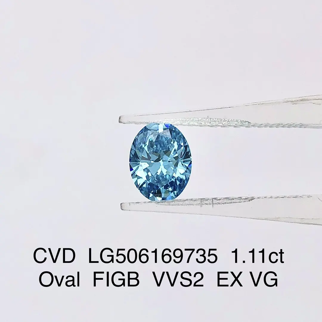 Custom 1.5 carat lab grown oval diamond factory Manufacturer | Messi Jewelry 3