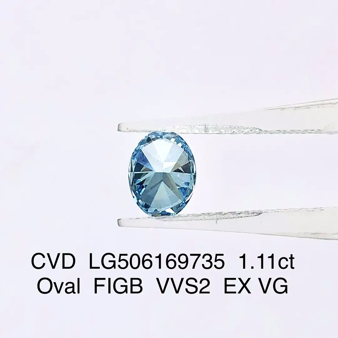 Custom 1.5 carat lab grown oval diamond factory Manufacturer | Messi Jewelry 4