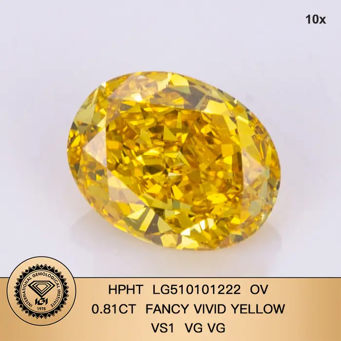0.3-10 ct Lab Grown Yellow Diamond, Daily Updated List, IGI Certified 2