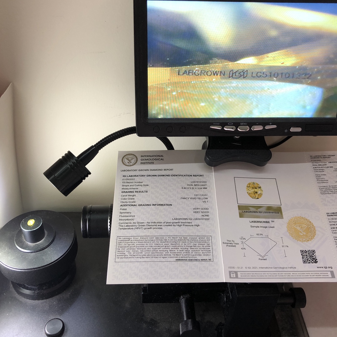 Diamantes amarelos artificiais a preços de atacado | Joias Messi 9