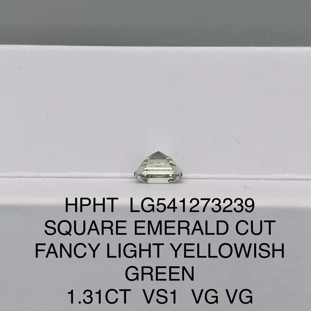 Lab-Grown Diamonds 0.3-10ct with IGI Certificate - Daily Update Diamond List available - Synthetic Green Diamond 6