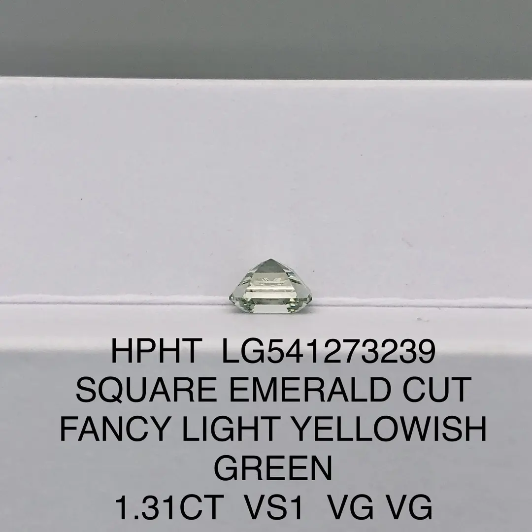 Lab-Grown Diamonds 0.3-10ct with IGI Certificate - Daily Update Diamond List available - Synthetic Green Diamond 6