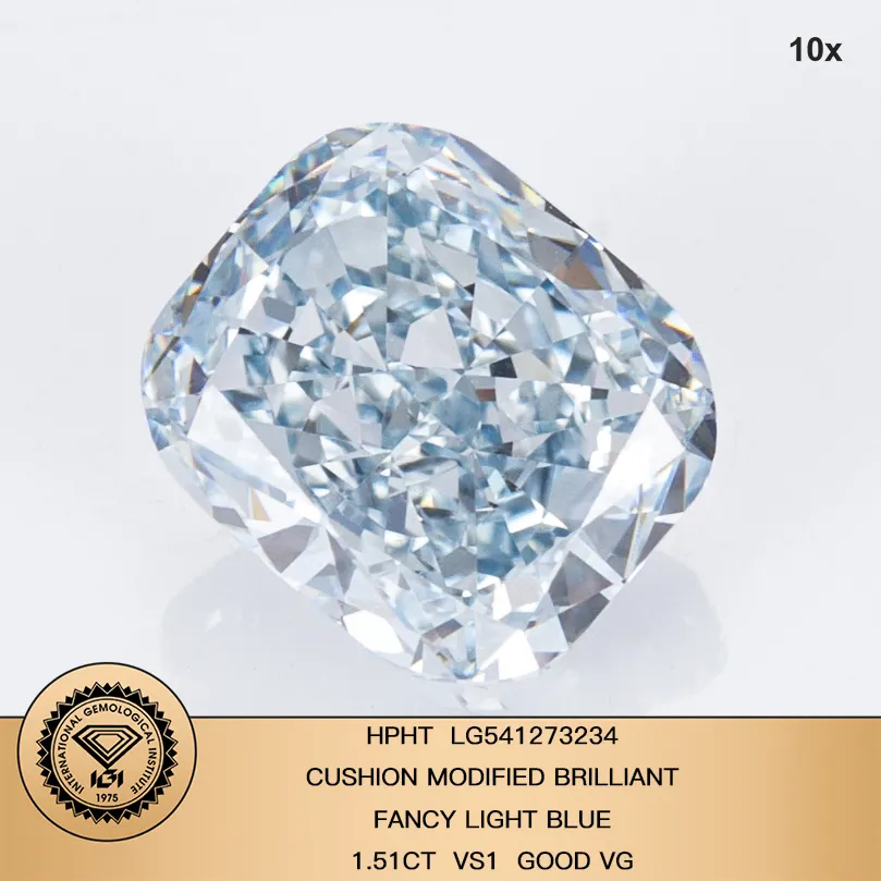 3 Carat Cushion Cut Lab Diamond Ring EMS Cushion Lab Diamond Wholesale - Messi Jewelry 2