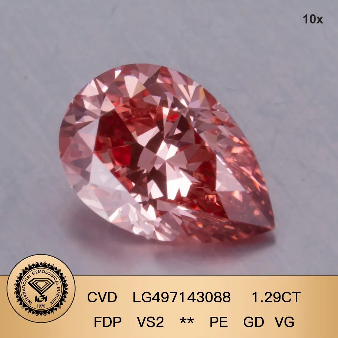 0.3-10 ct Pear Lab Diamonds IGI Certified 2