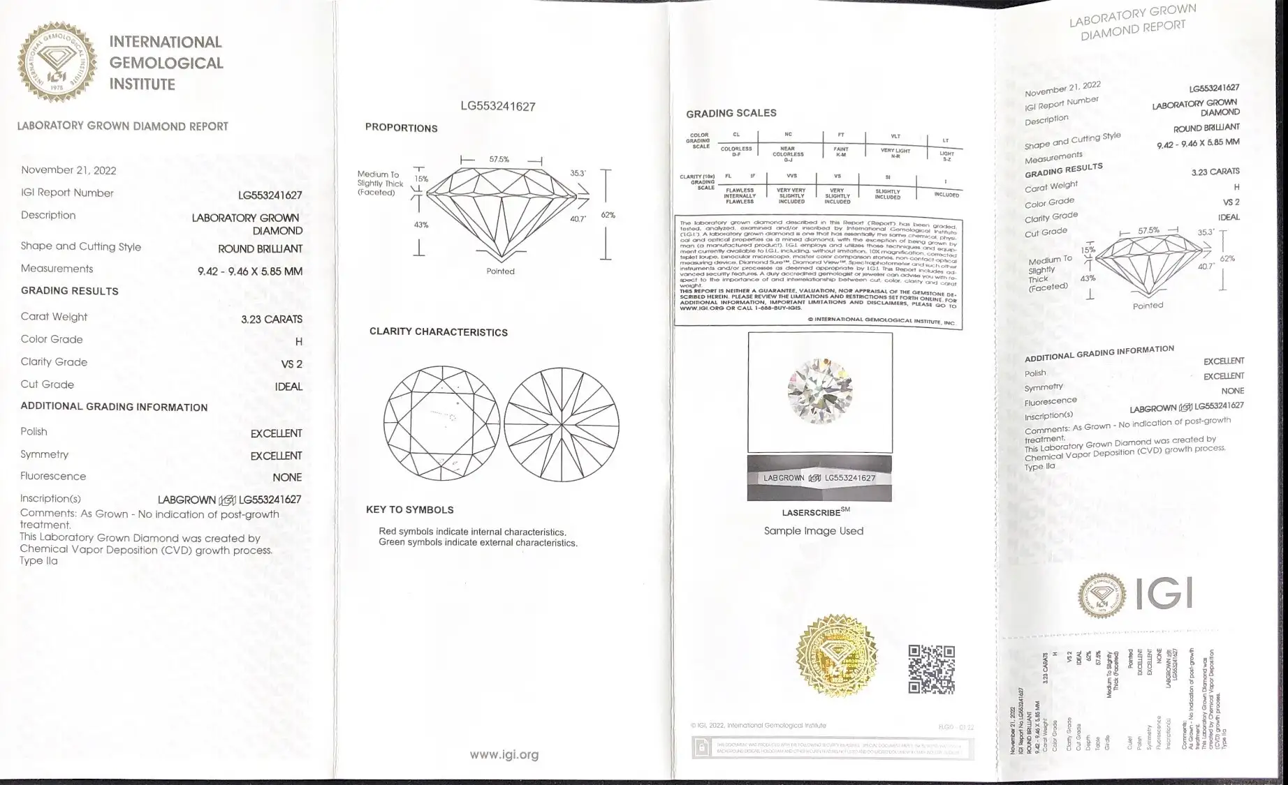 Messi Jewelry | New round lab grown diamond high safety 5