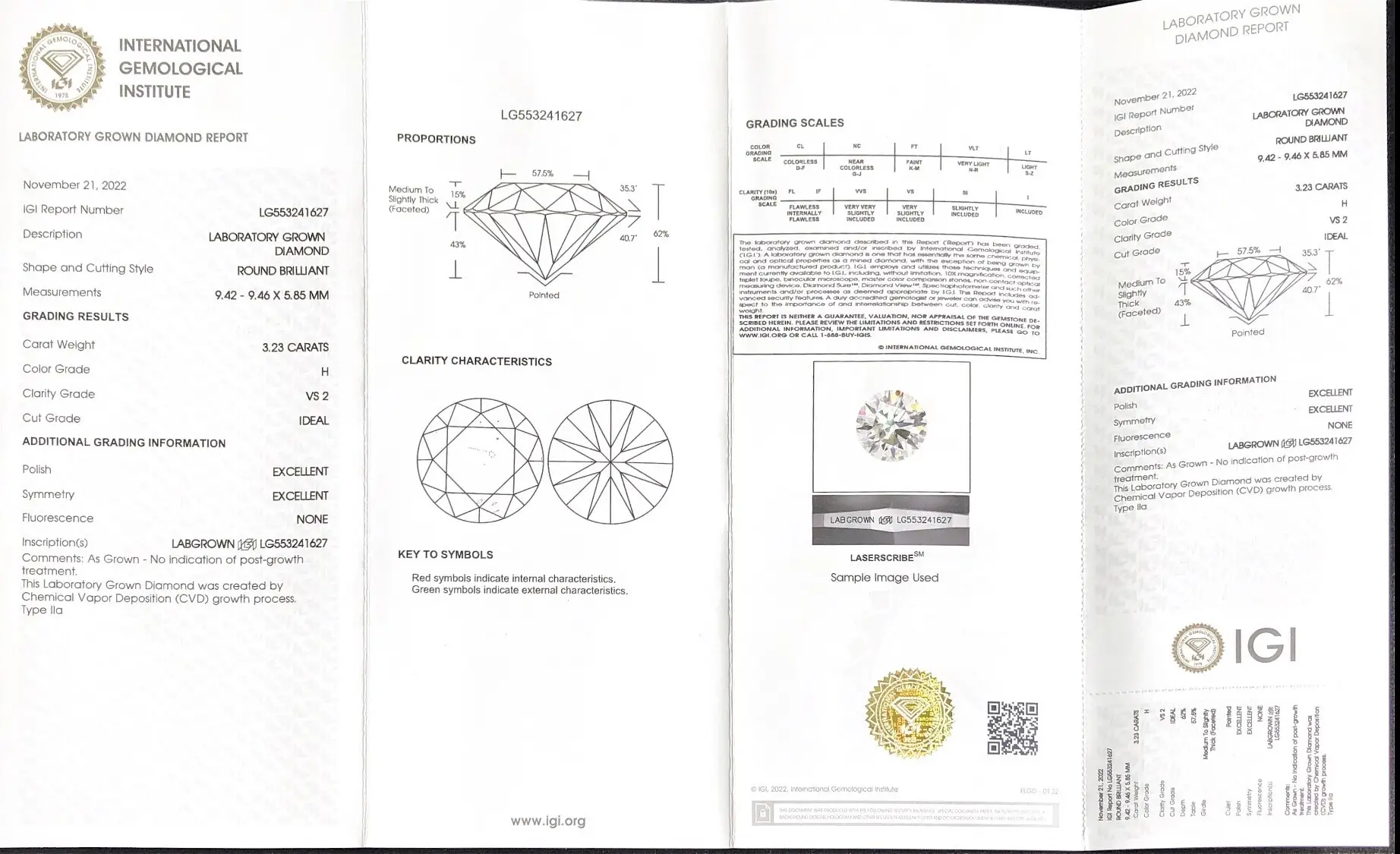 Messi Jewelry | New round lab grown diamond high safety 5