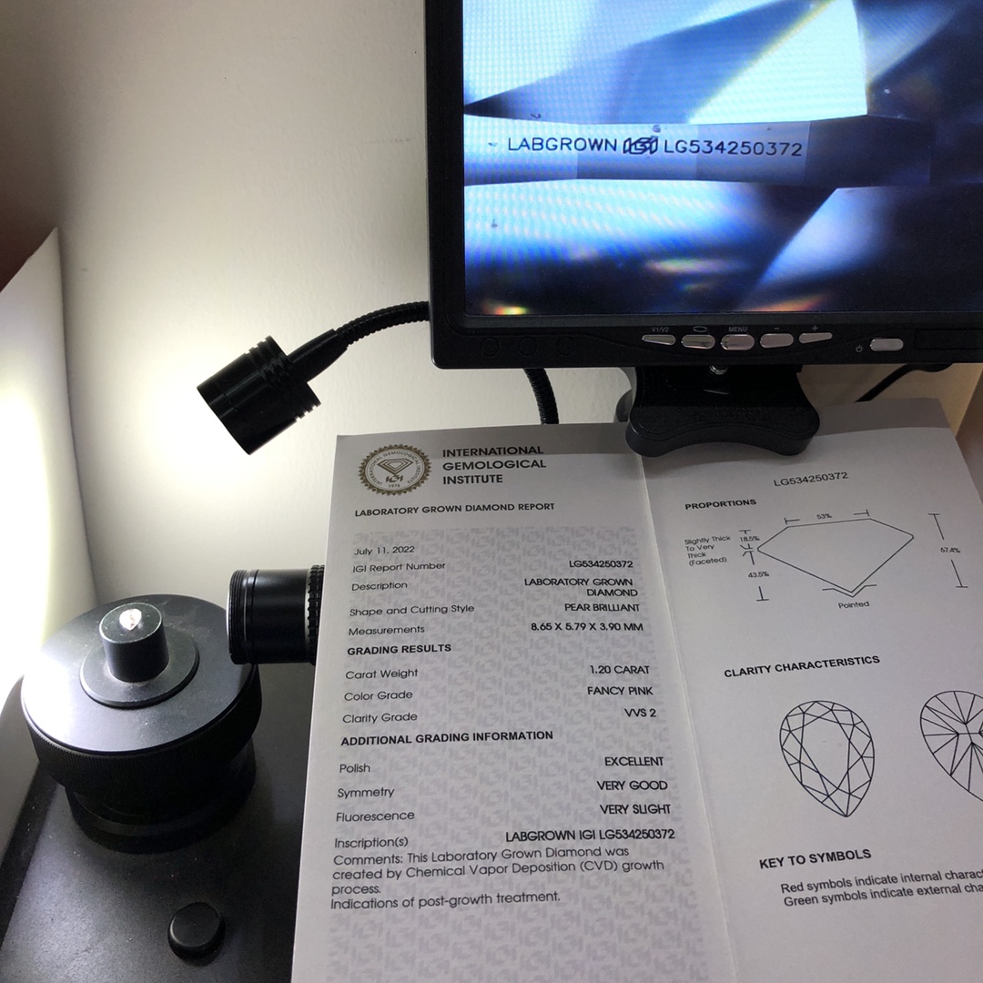 0.3-10 ct Lab diamante: Kontaka alang sa Adlaw-adlaw nga Updates | IGI Cert | Pear Shape Ring 8