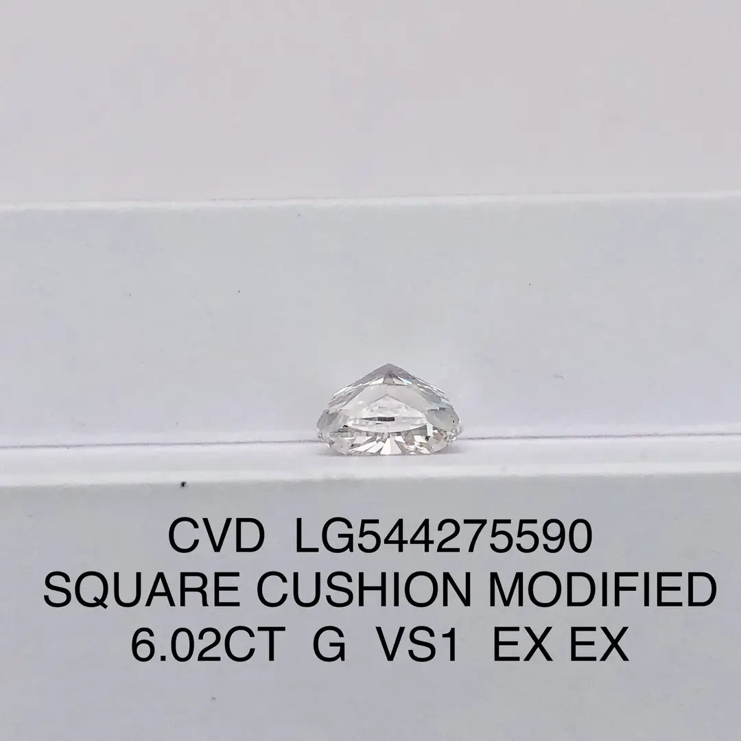Lab Grown Cushion Cut Diamonds 0.3-10 ct with IGI Certificate 3