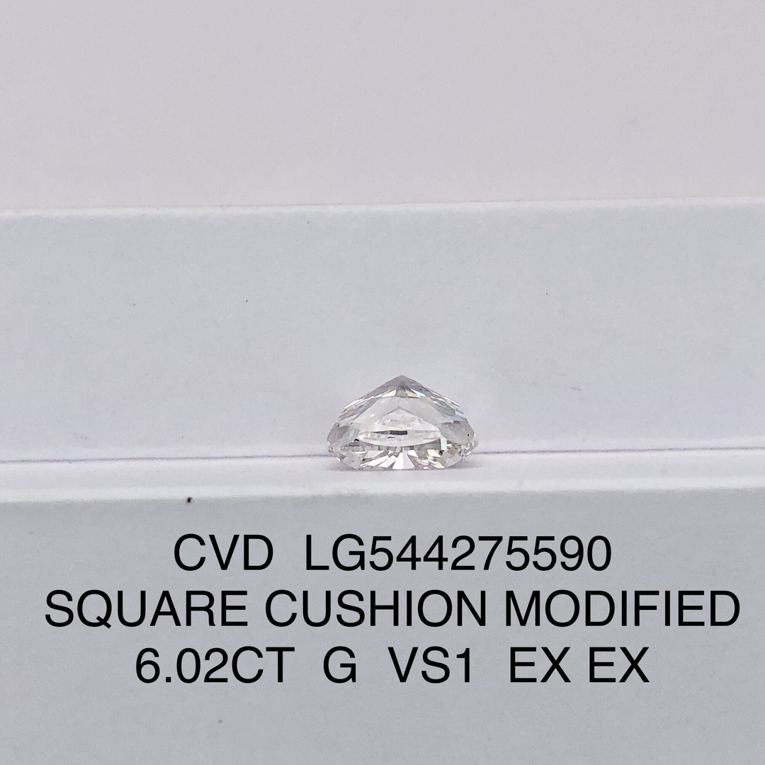 وسادة مربعة 6CT G VS1 CVD Diamond Lab Commer 11
