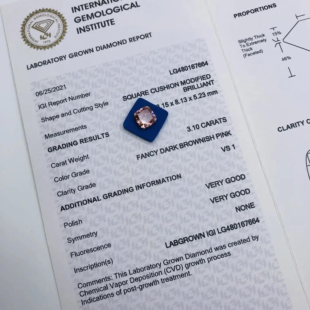 newly elongated cushion lab grown diamond factory price | Messi Jewelry 4