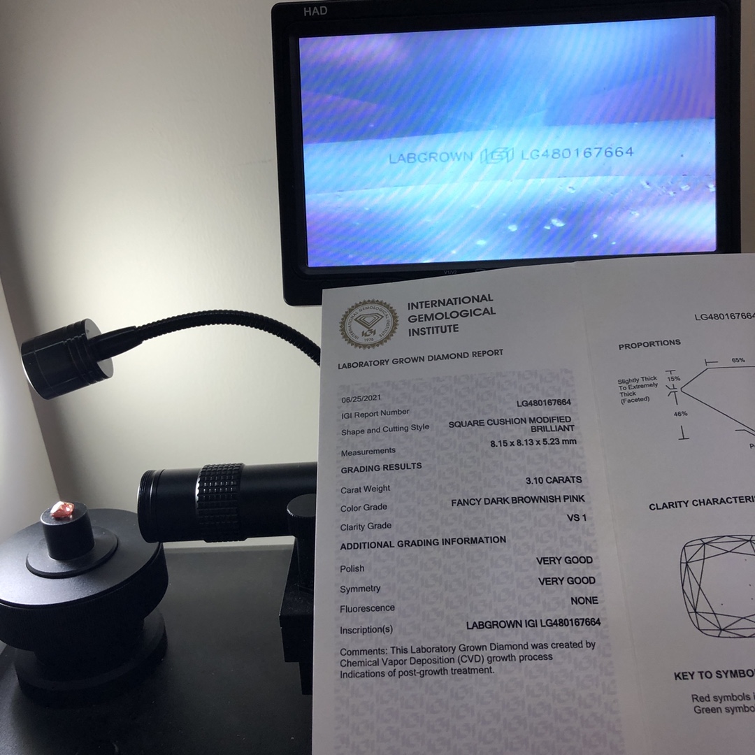 Messi Jewelry | epidemic cushion lab diamond series 8