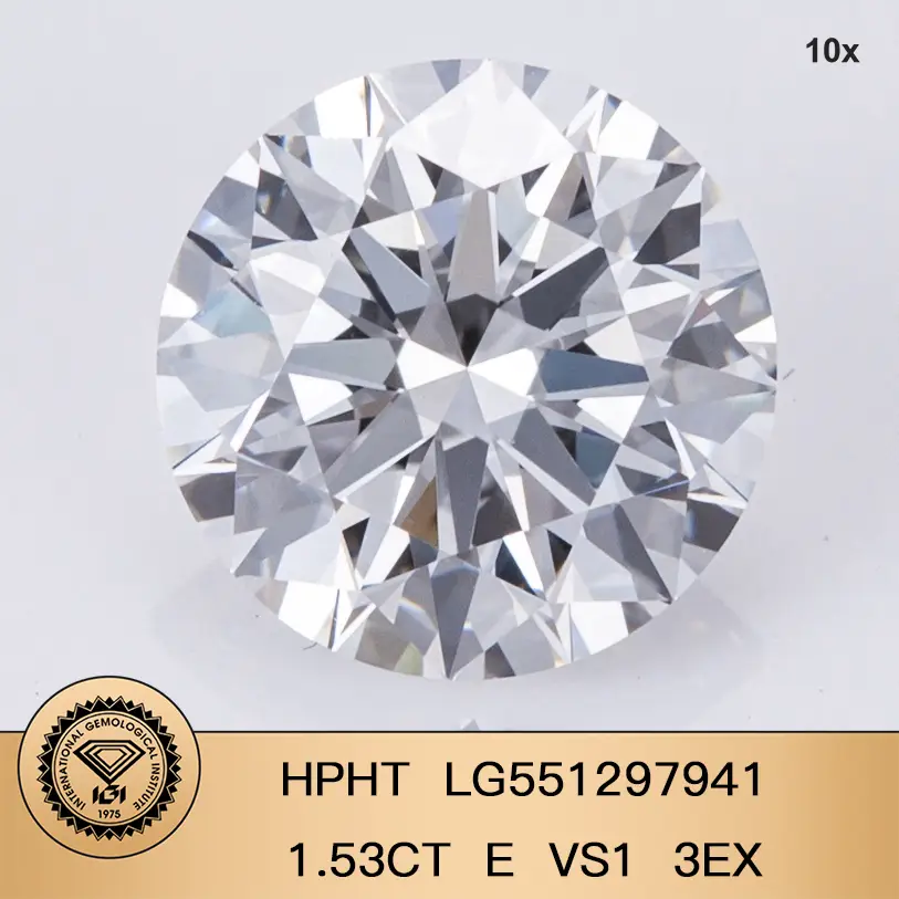 Lab Grown Diamonds 0.3-10 ct: IGI Certificate, GIA Certified, Custom Sizes 2
