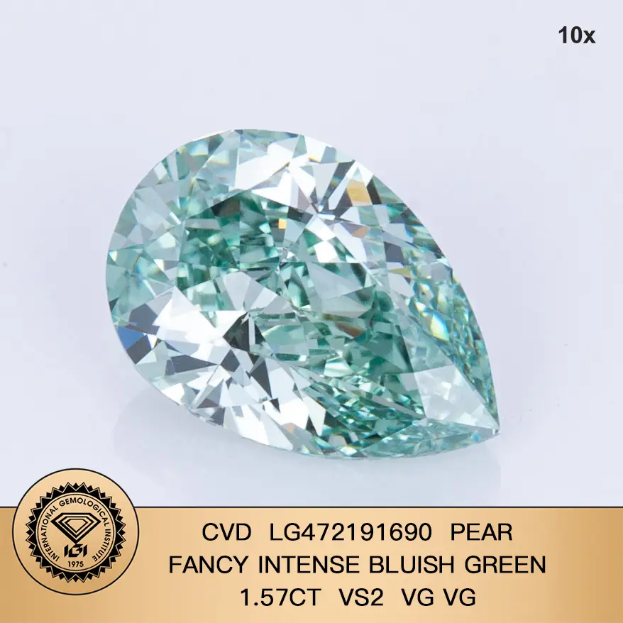 IGI Certified Lab Diamonds: Pear Shaped, 0.3ct-10ct. Contact for Daily Updates 2