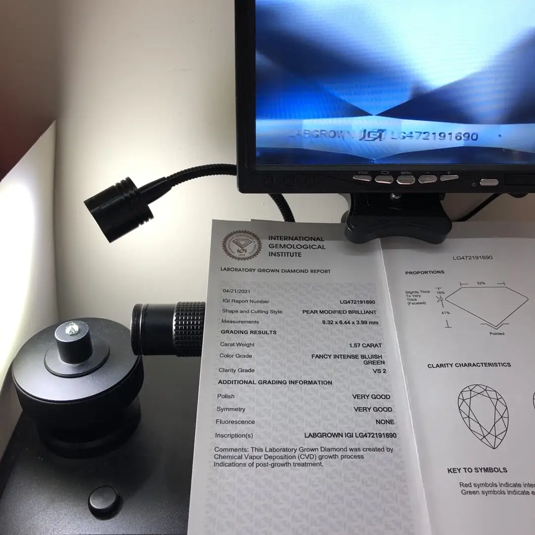IGI Certified Lab Diamonds: Pear Shaped, 0.3ct-10ct. Contact for Daily Updates 5
