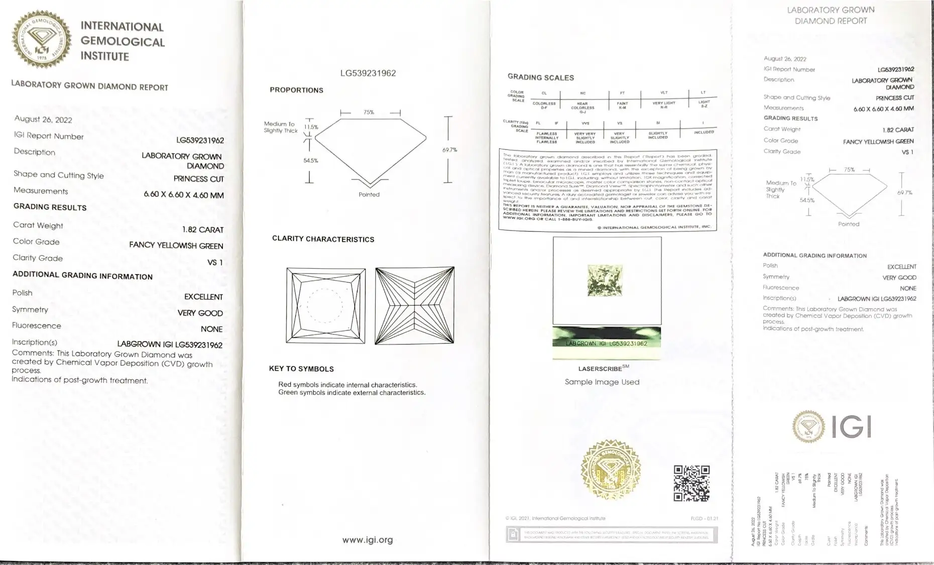 Green Lab Diamonds 0.3-10 ct: Daily Updates with IGI Certificate 3
