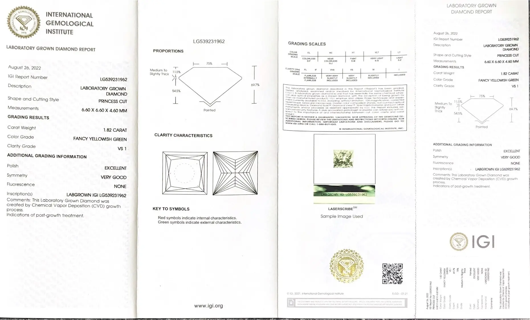 Green Lab Diamonds 0.3-10 ct: Daily Updates with IGI Certificate 3