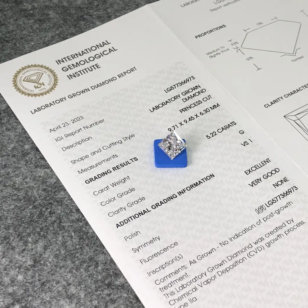 Custom lab made moissanite directly sale Manufacturer | Messi Jewelry 6