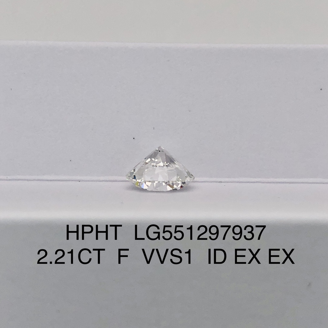 Round Brillant 2.2ct F VVS1 HPHT Diamond Lab Grown Diamond IGI Certificate 11