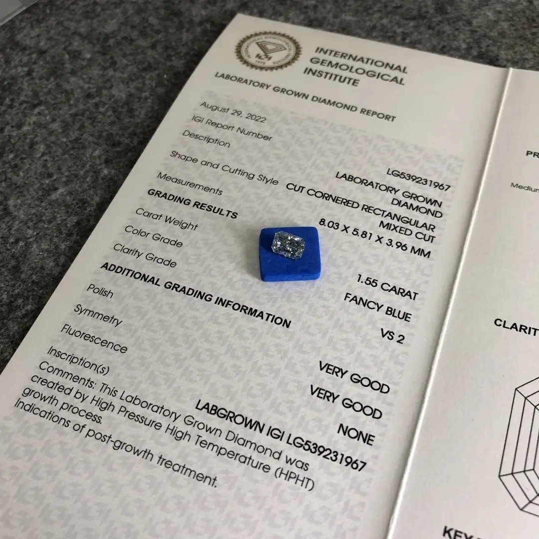 Best Price custom cut lab grown diamonds high safety | Messi Jewelry 4