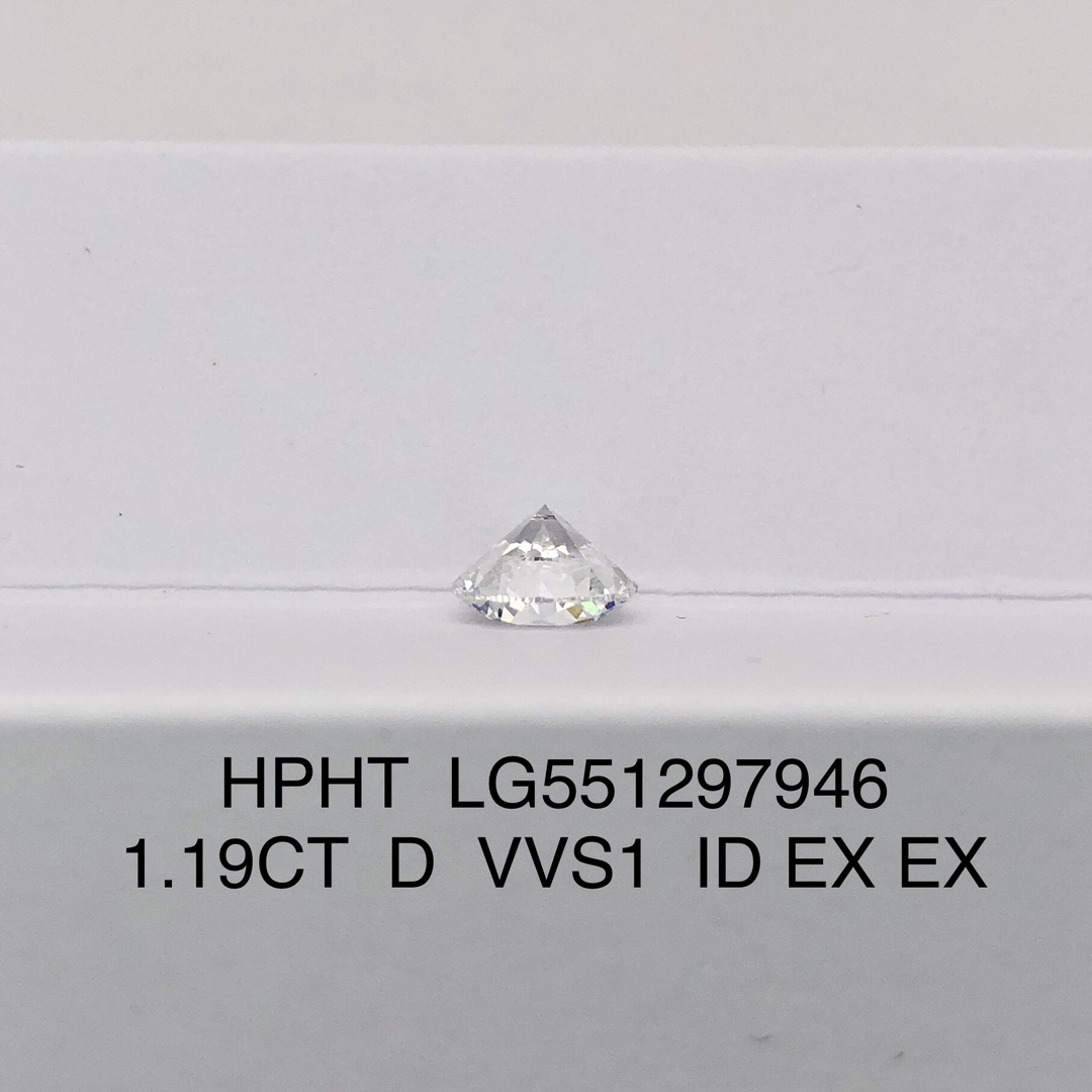 Round Brillant 1.1ct D VVS1 HPHT Diamond Lab Grown Diamond IGI Certificate 11