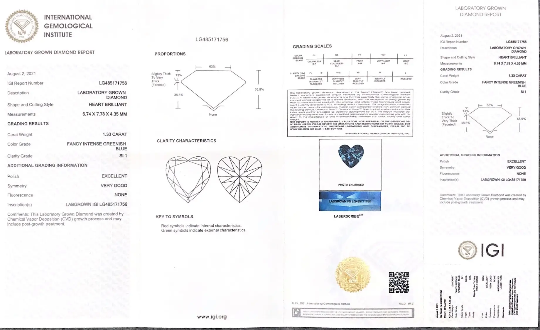 Messi Jewelry | newly heart lab diamond quality assurance 6