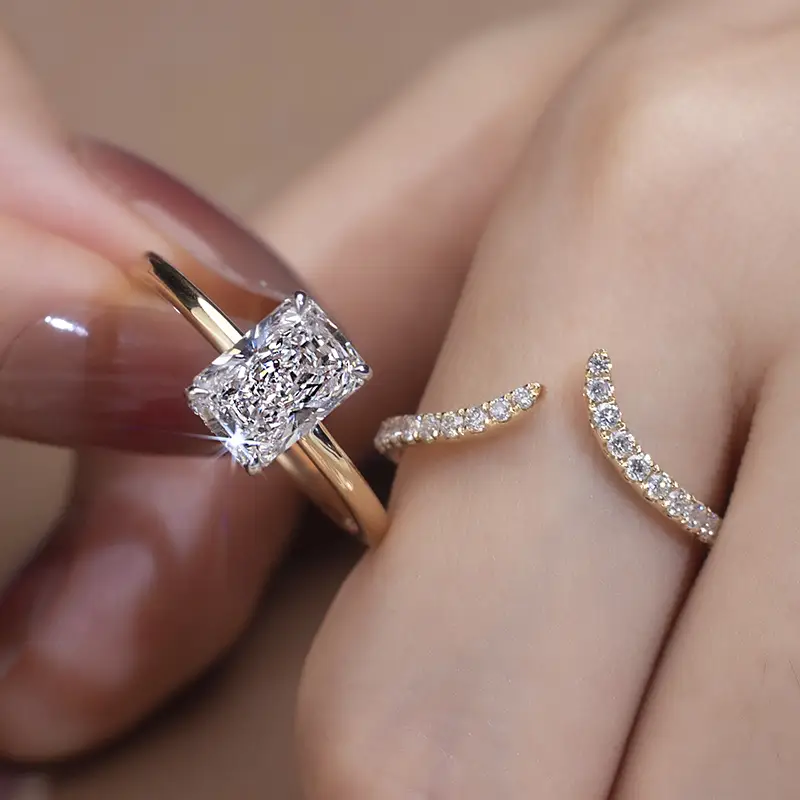 Customizable Lab Created Diamond Rings 3