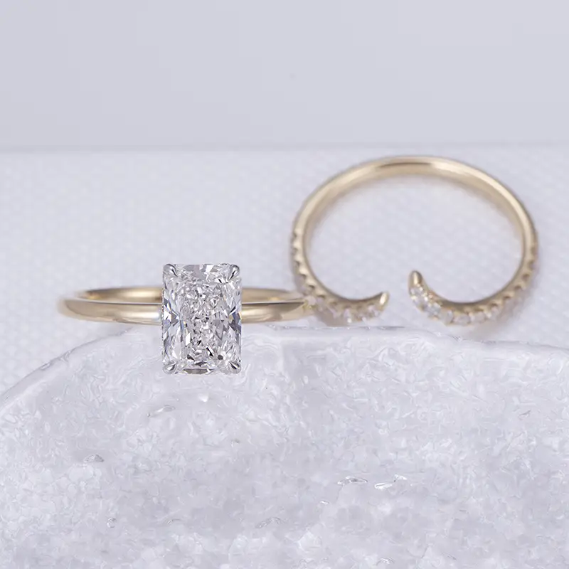 Customizable Lab Created Diamond Rings 7