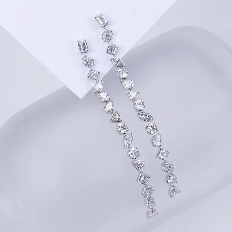 Customization Lab Diamond Earrings - IGI Certified Authenticity 3