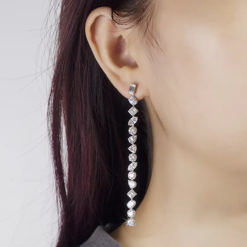 Customization Lab Diamond Earrings - IGI Certified Authenticity 7