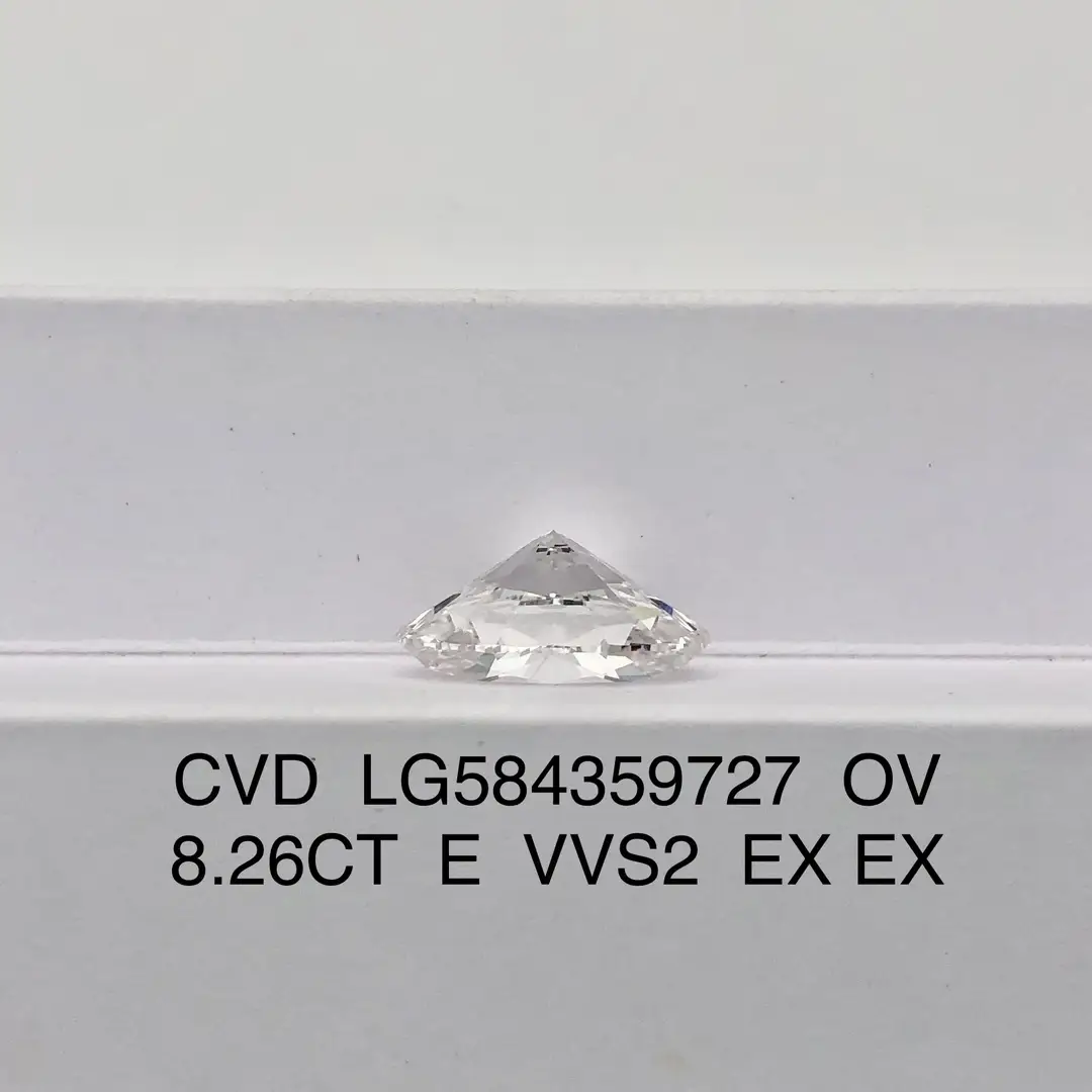High End 2 carat oval lab diamond from China | Messi Jewelry 3