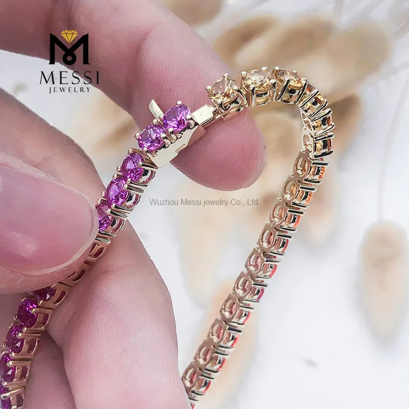 Gelang Tenis Berlian Tumbuhan Makmal Barang Kemas untuk Reka Bentuk Fesyen dan Inovasi Borong 5