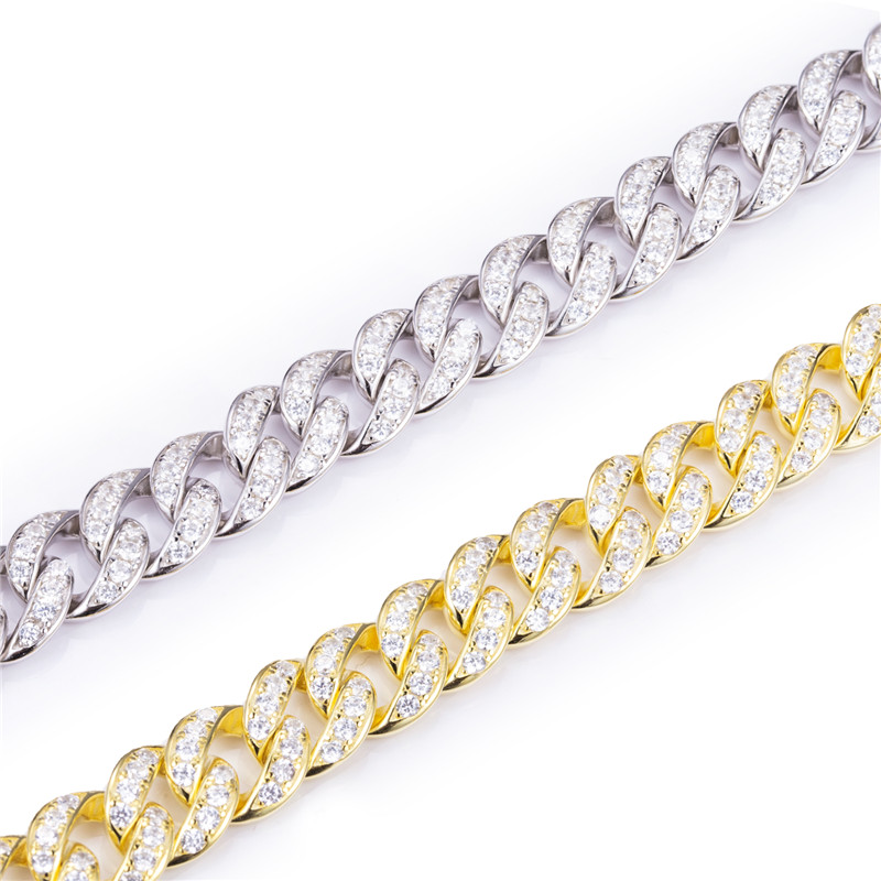 Messi Jewelry - Wholesale men's hip hop gold plating Cuban Necklace products Gold CUBAN CHAIN LINK NECKLACE Bracelet 11