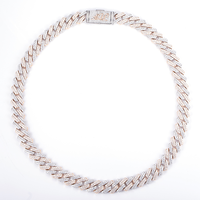 Messi Jewelry - MSN-518 Iced Out Hip-hop Jewelry Men's Moissanite Cuban Link Chain Cuban Link Chain 8