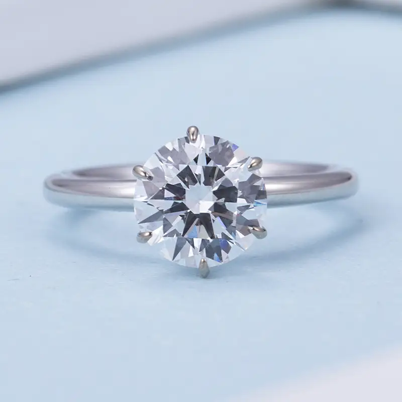 MSR -739 1.5ct F vs2 Lab Diamond 18K Rose Gold Color -Gioielli Messi 1