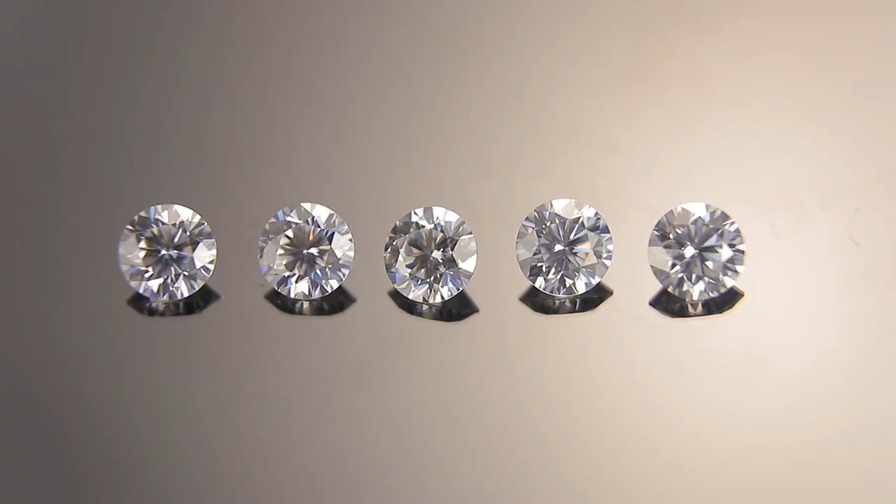 rose gold moissanite wedding set at Wholesale Prices | Messi Jewelry 9