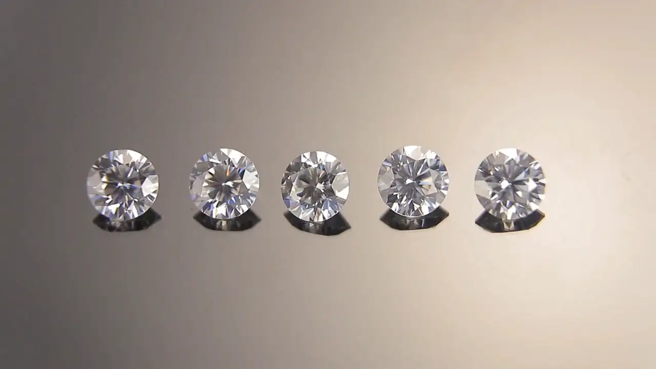 Man Made Diamond Stud Earrings - High Quality Fashion Jewelry 2