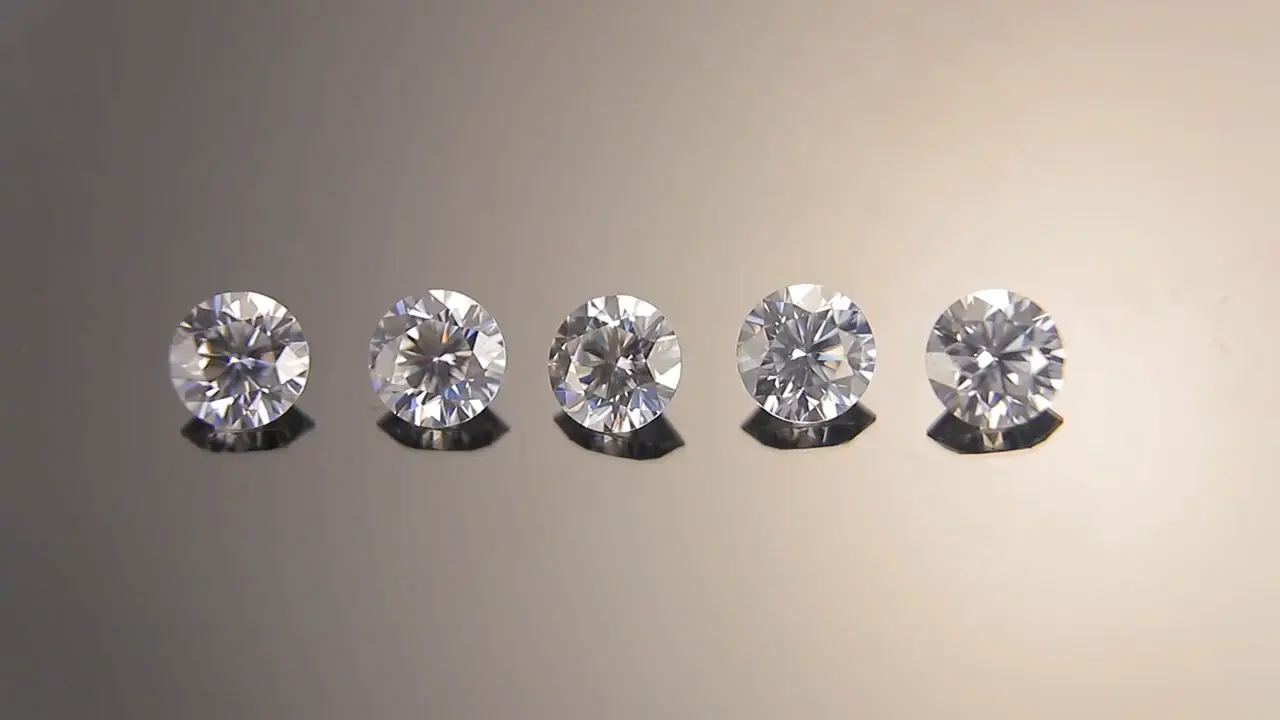 Man Made Diamond Stud Earrings - High Quality Fashion Jewelry 2