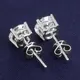Man Made Diamond Stud Earrings - High Quality Fashion Jewelry 5