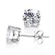 Man Made Diamond Stud Earrings - High Quality Fashion Jewelry 7